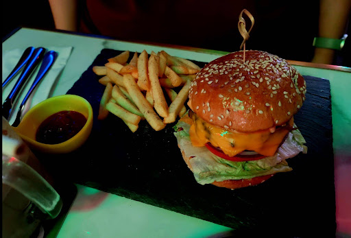 Fusion Burger and Fries